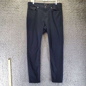 H&M Jeans Mens 33x30 Black Skinny Fit Denim Cotton Blend Stretch Denim